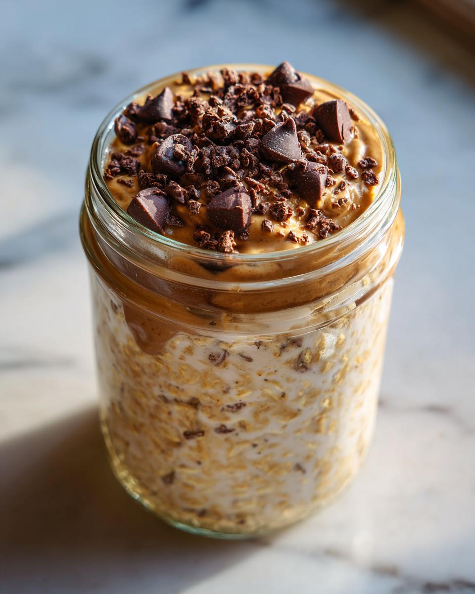 Chocolate Peanut Butter Overnight Oats - detail 1