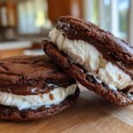 Chocolate Sourdough Ice Cream Sandwiches