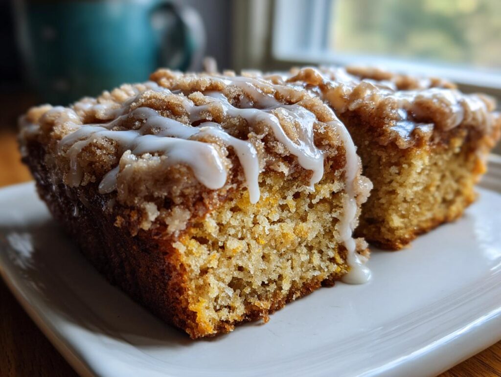 Cinnamon Streusel Pumpkin Coffee Cake