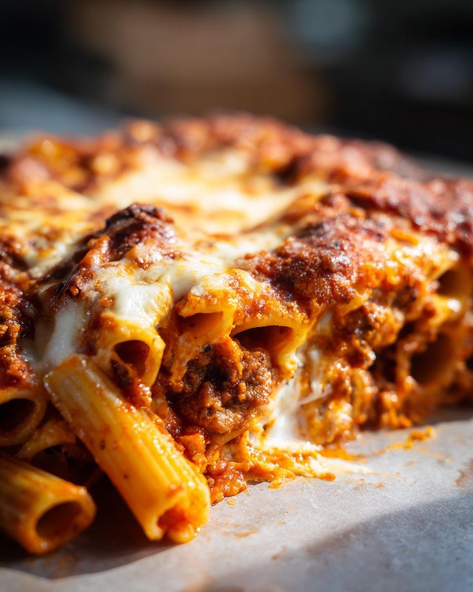 Classic Meatless Baked Ziti - detail 1
