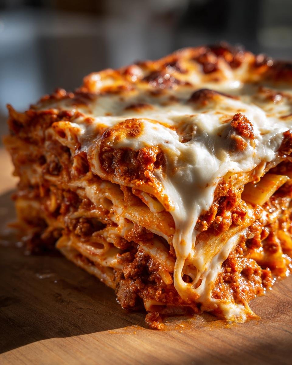 Classic Meatless Baked Ziti - detail 2