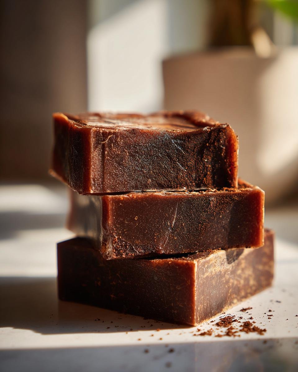 Coffee Ground Soap - detail 2