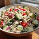 Cold Cucumber Chicken Salad