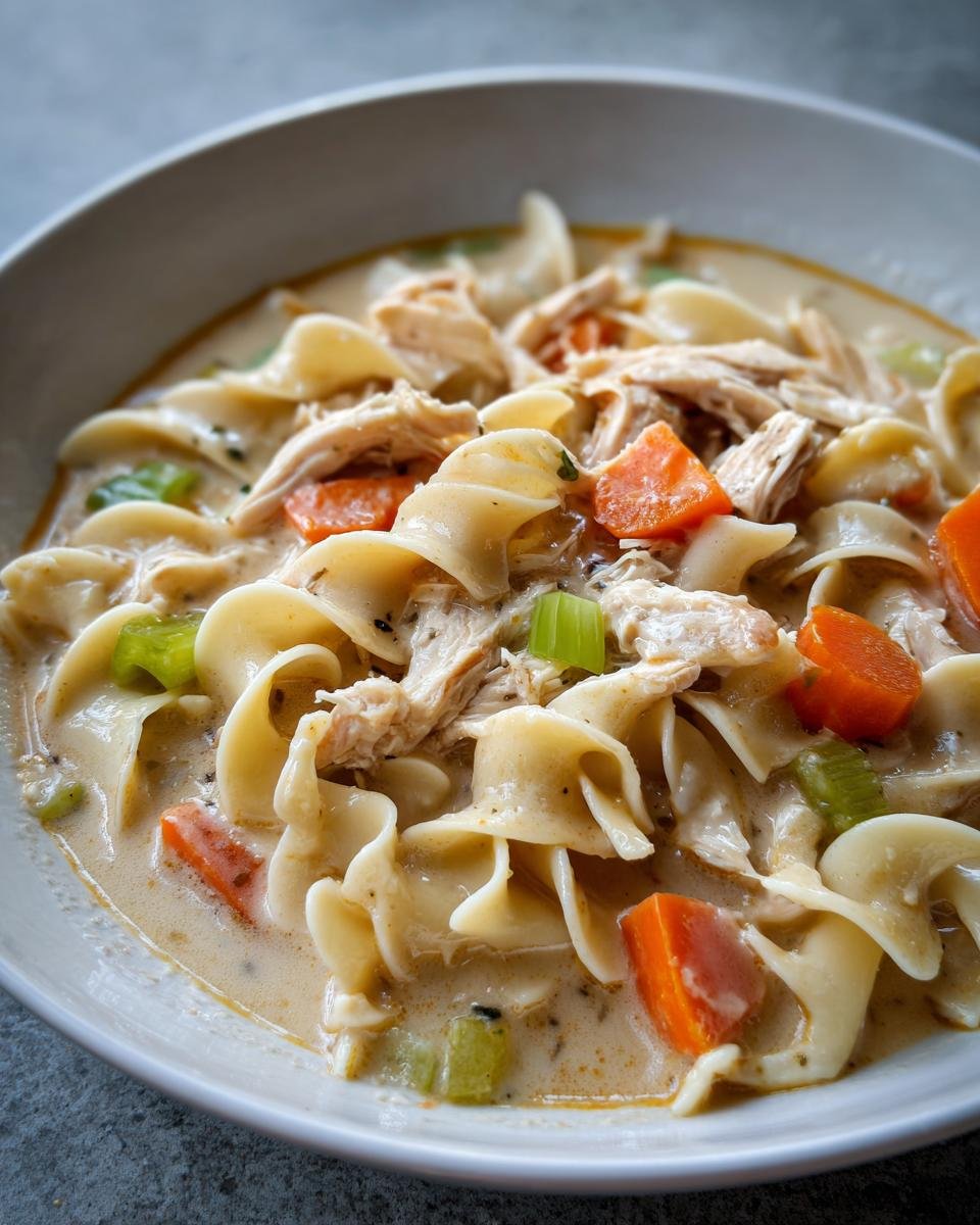 Creamy Chicken Noodle Soup - detail 1