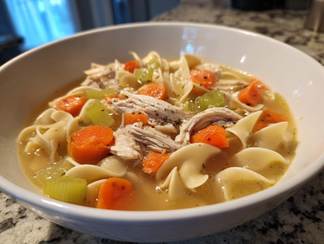 Creamy Chicken Noodle Soup