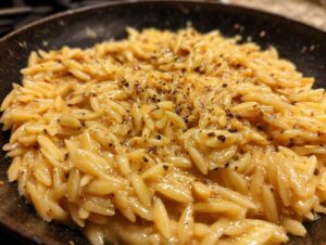 Creamy Cottage Cheese Orzo