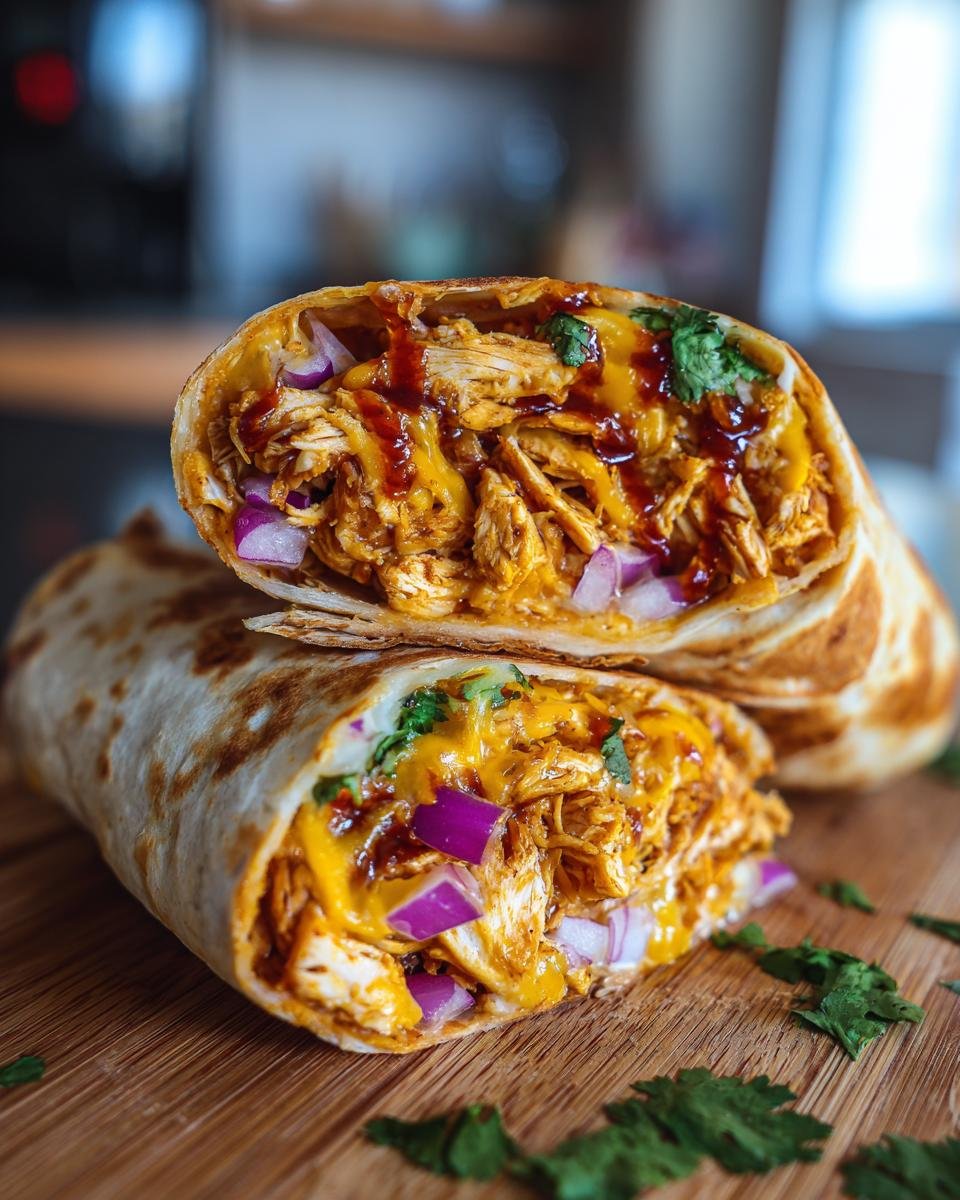 Crispy BBQ Chicken Wraps - detail 1