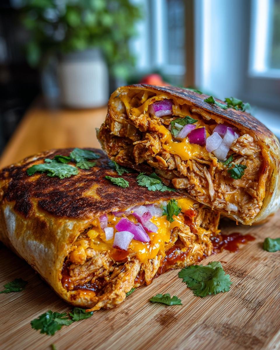 Crispy BBQ Chicken Wraps - detail 2