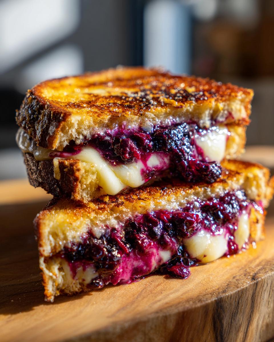 Crispy Blueberry Grilled Cheese - detail 1