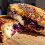 Crispy Blueberry Grilled Cheese