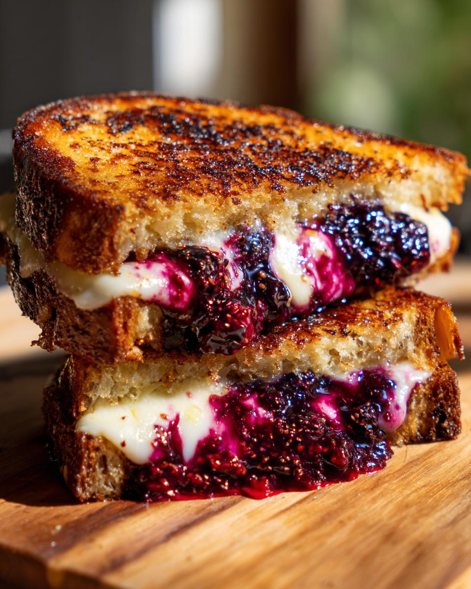Crispy Blueberry Grilled Cheese - detail 2