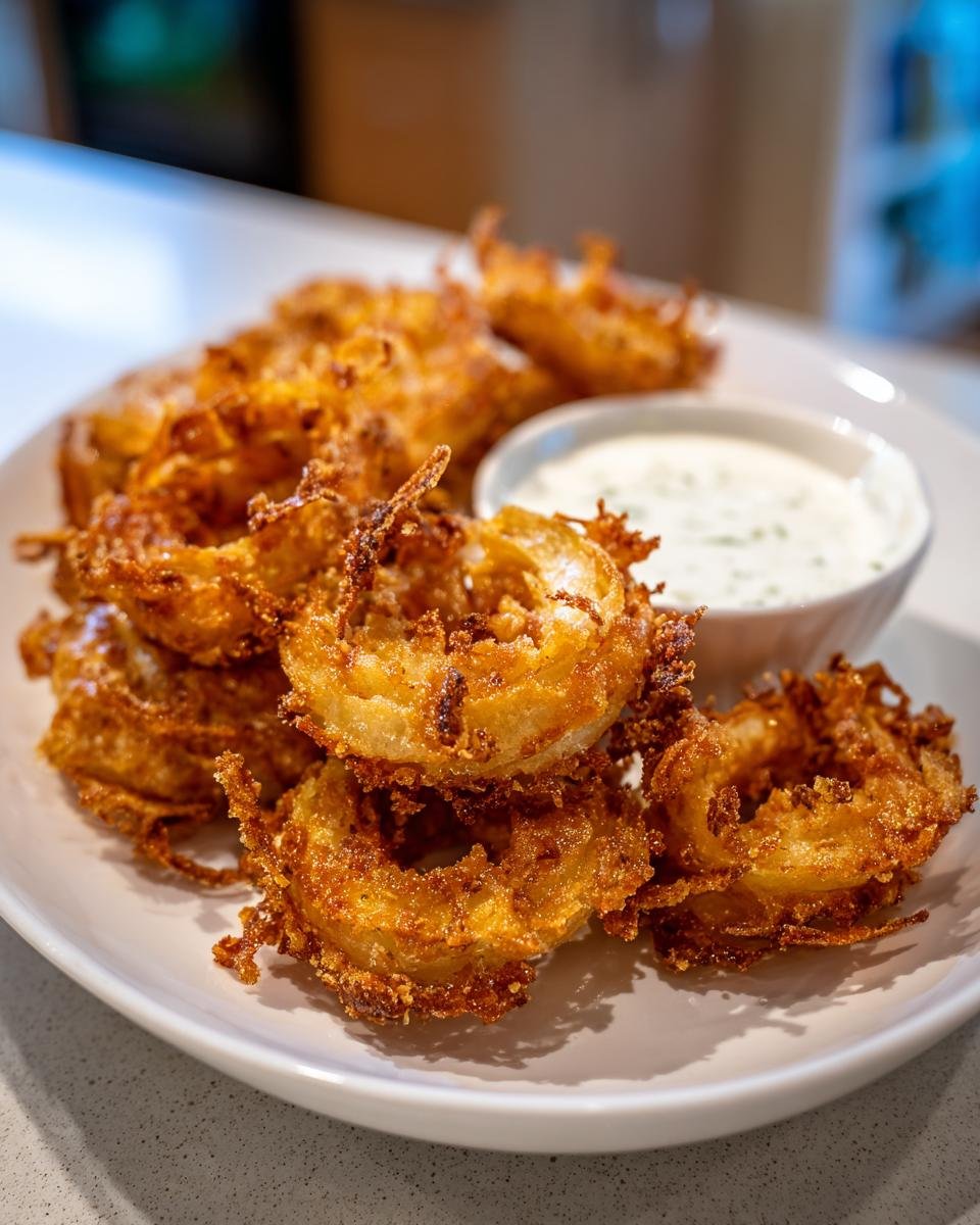Crispy Mini Bloomin’ Onions with Buttermilk Ranch - detail 1