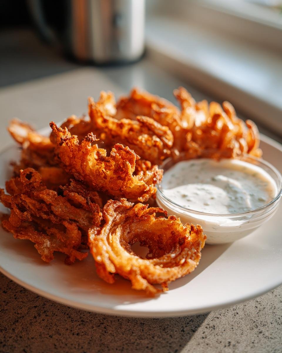 Crispy Mini Bloomin’ Onions with Buttermilk Ranch - detail 2