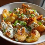 Crispy Smashed Potato Salad