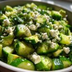 Cucumber, Avocado, and Feta Salad