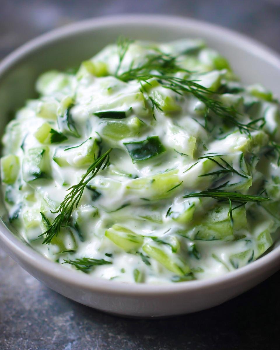 Cucumber Dill Sauce (Tzatziki Sauce) - detail 2