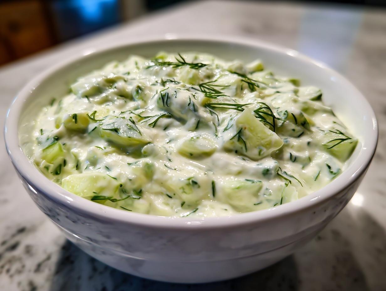 Cucumber Dill Sauce (Tzatziki Sauce)