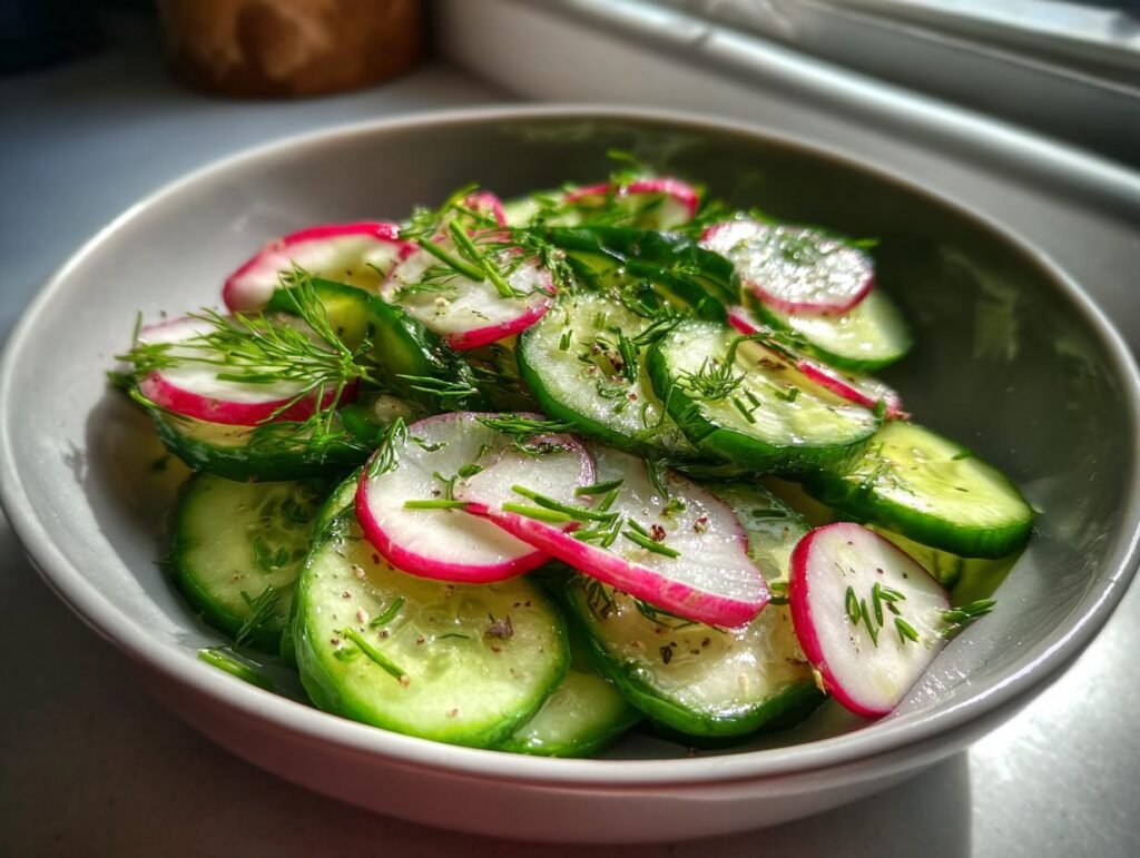 Cucumber Radish Salad