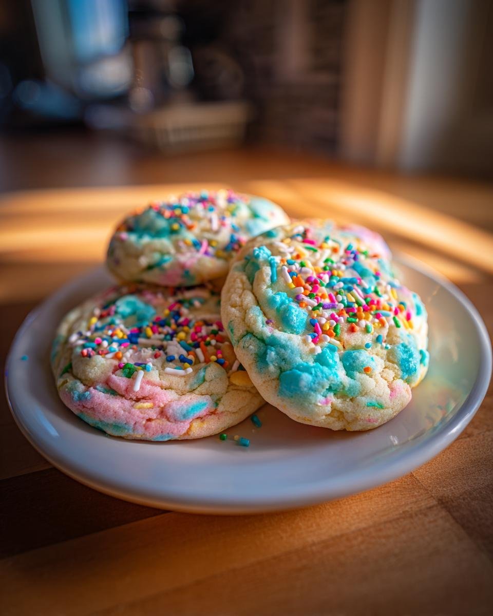 Delicious Cotton Candy Cookies Recipe - detail 1
