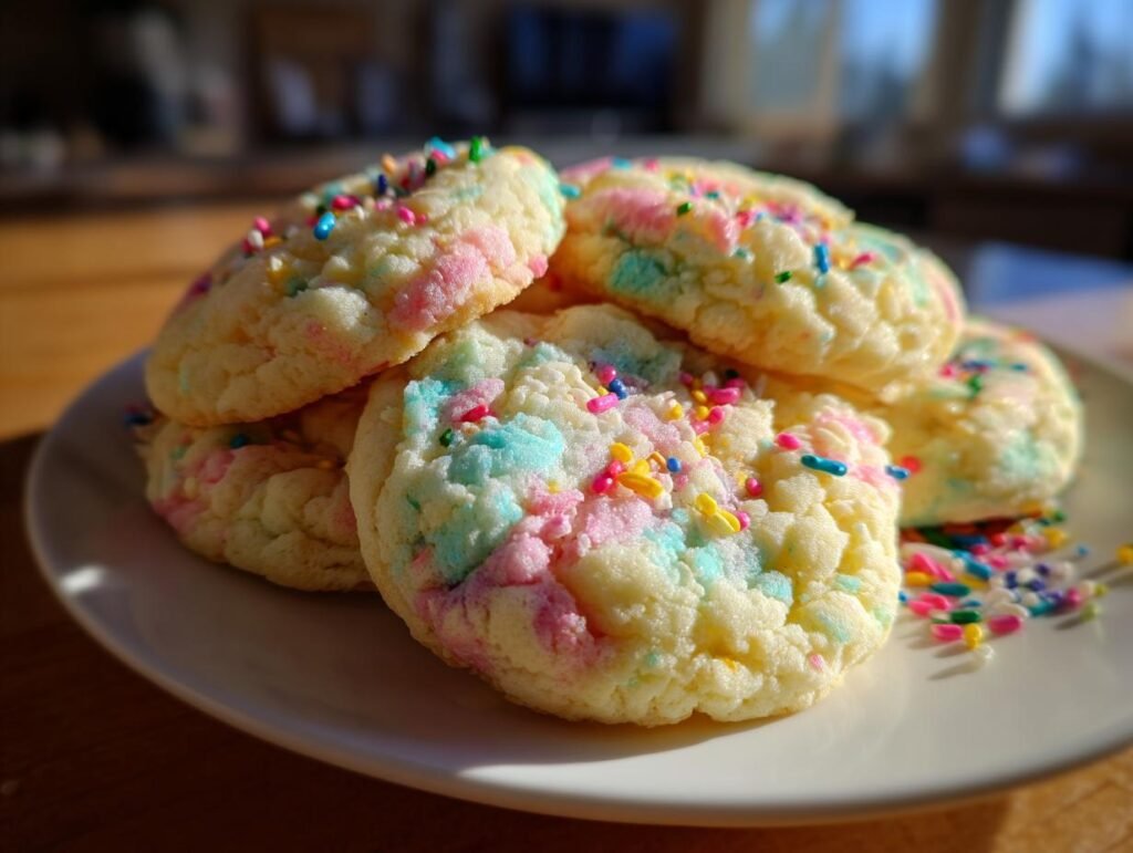Delicious Cotton Candy Cookies Recipe