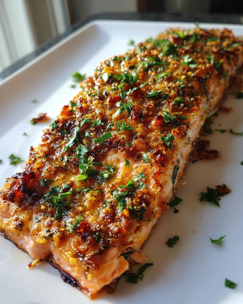 Dijon Baked Salmon - detail 1