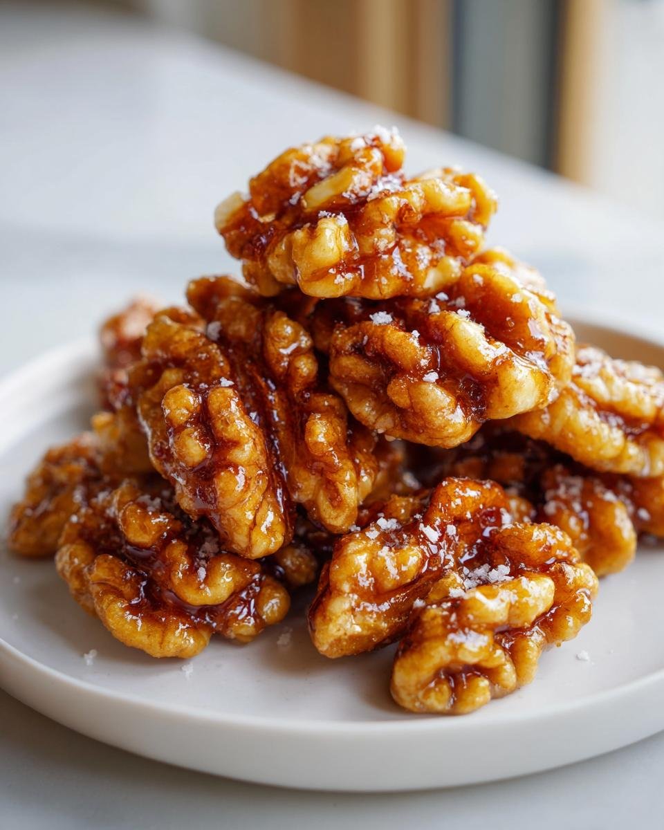 Easy Candied Walnuts - detail 1