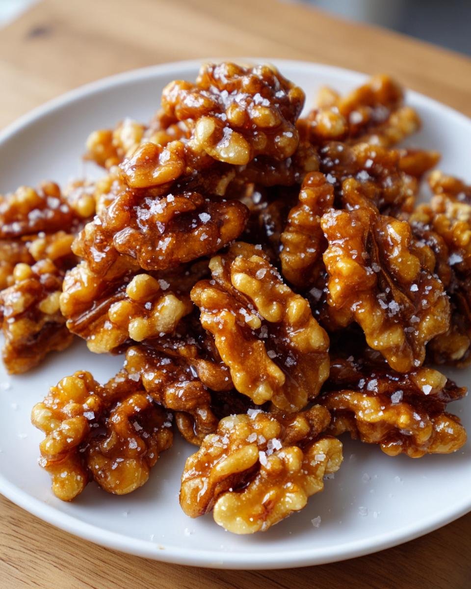 Easy Candied Walnuts - detail 2