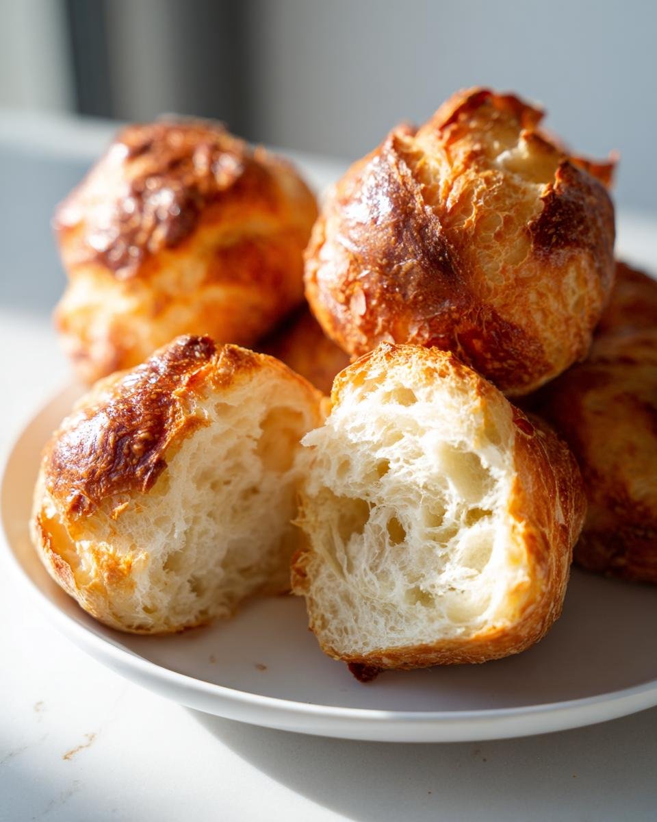 Easy Crusty Sourdough Rolls - detail 1