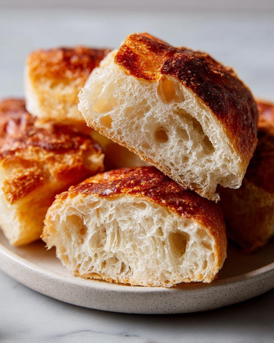 Easy Crusty Sourdough Rolls - detail 2