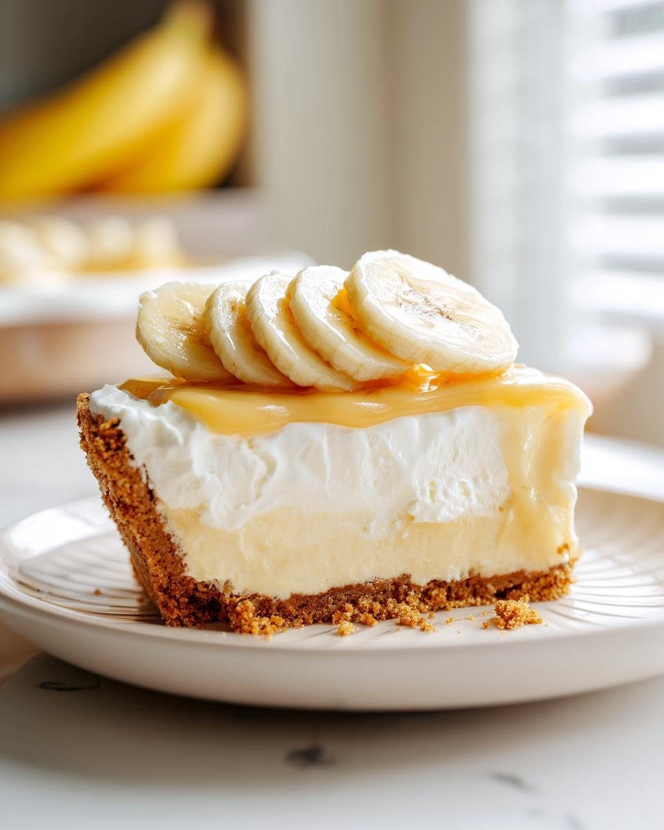 Easy No-bake Banana Cream Pie - detail 1