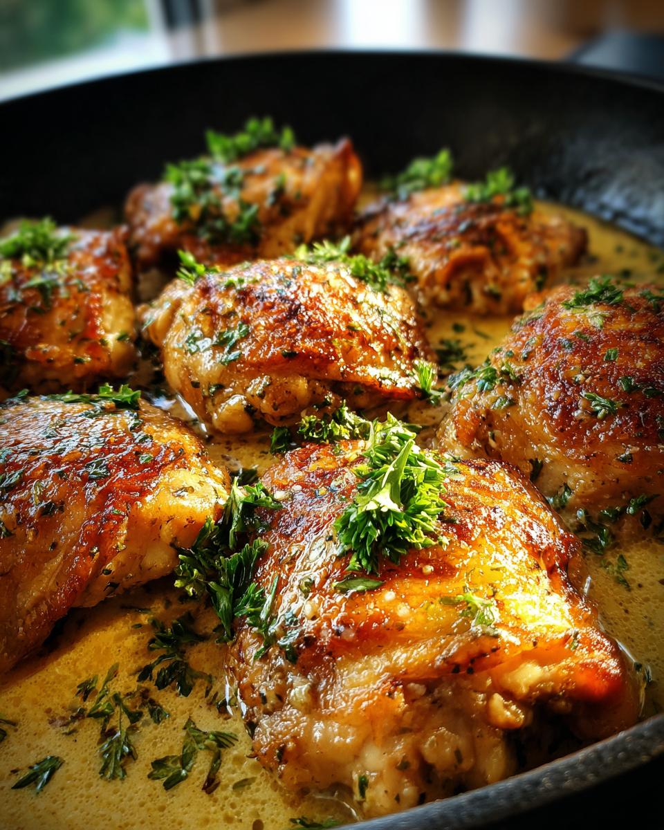 Easy Skillet Chicken Thighs - detail 2