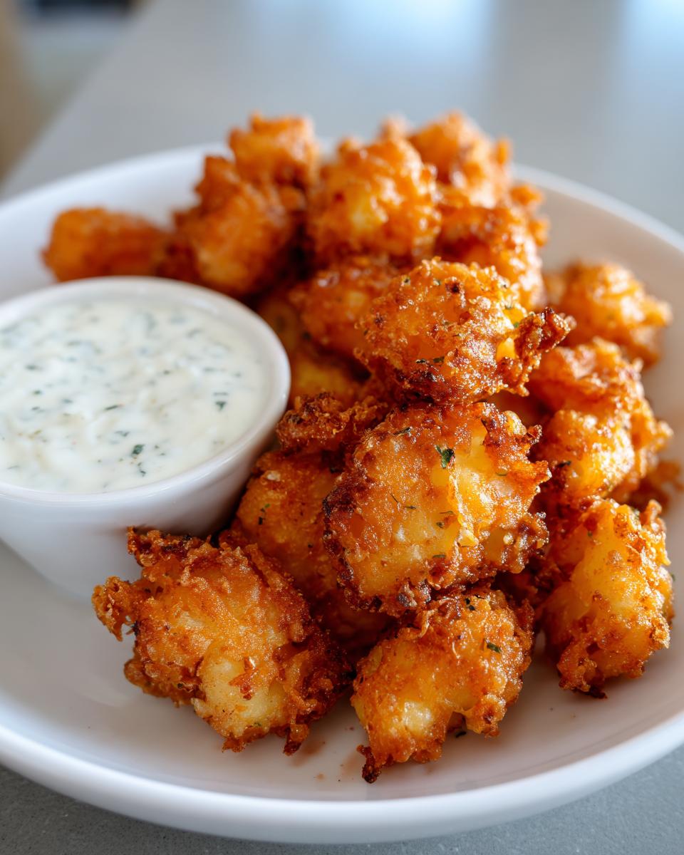 Easy Sourdough Fried Cheese Curds - detail 1