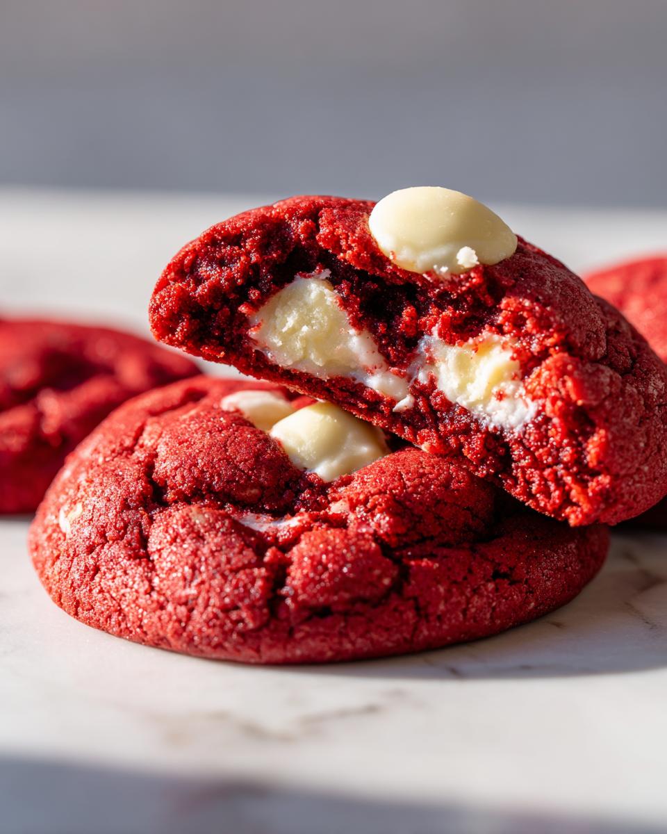 Easy Sourdough Red Velvet Cookies - detail 2