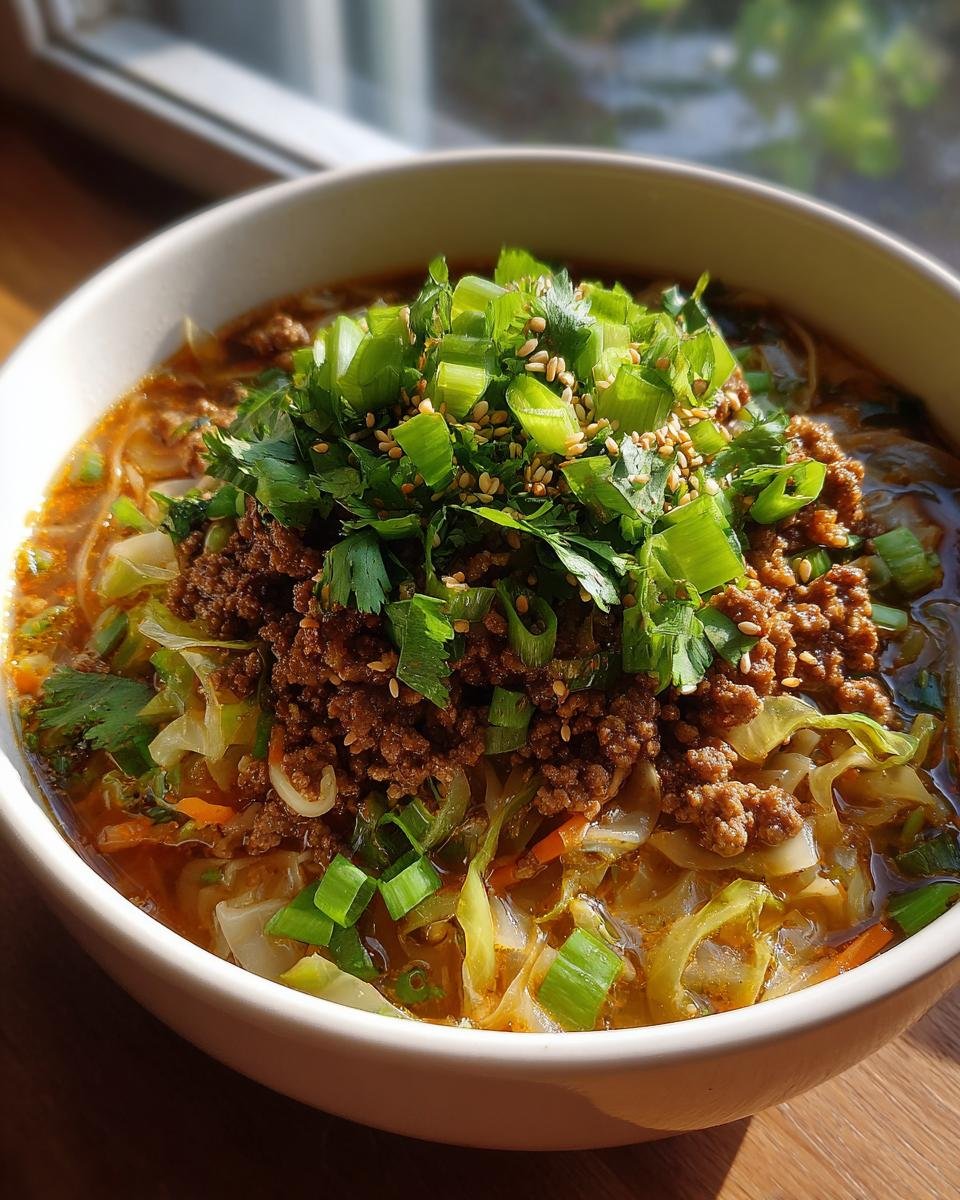 Egg Roll Soup - detail 1