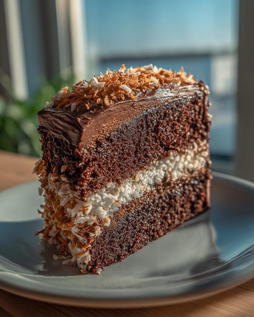 German Chocolate Cake - detail 1