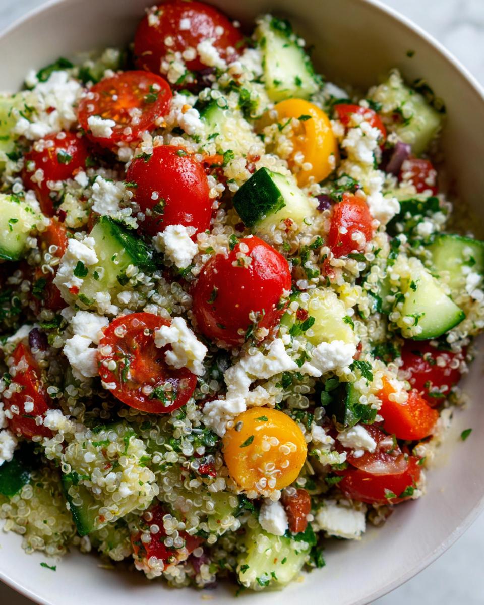 Greek Quinoa Salad - detail 1