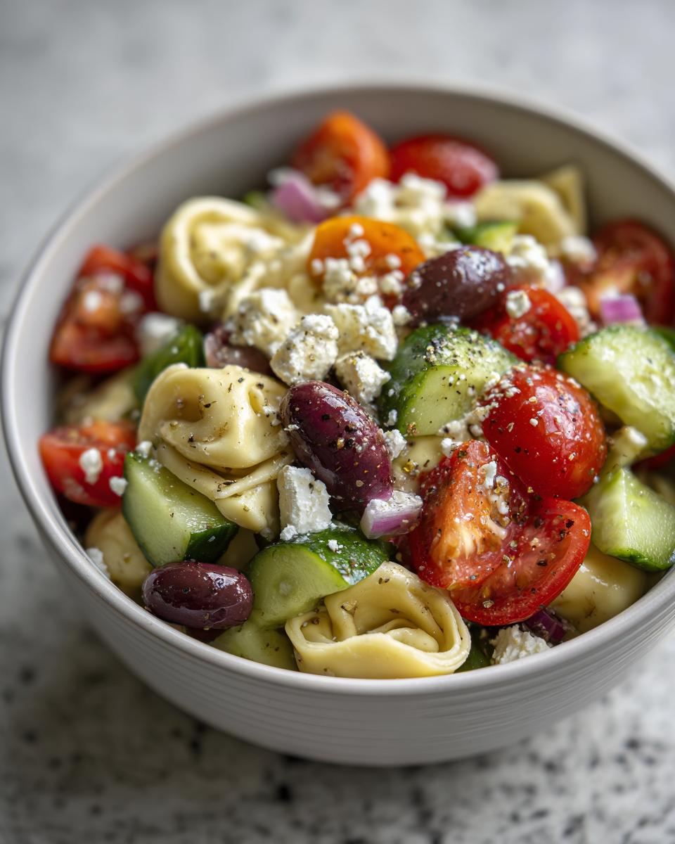 Greek Tortellini Salad - detail 1