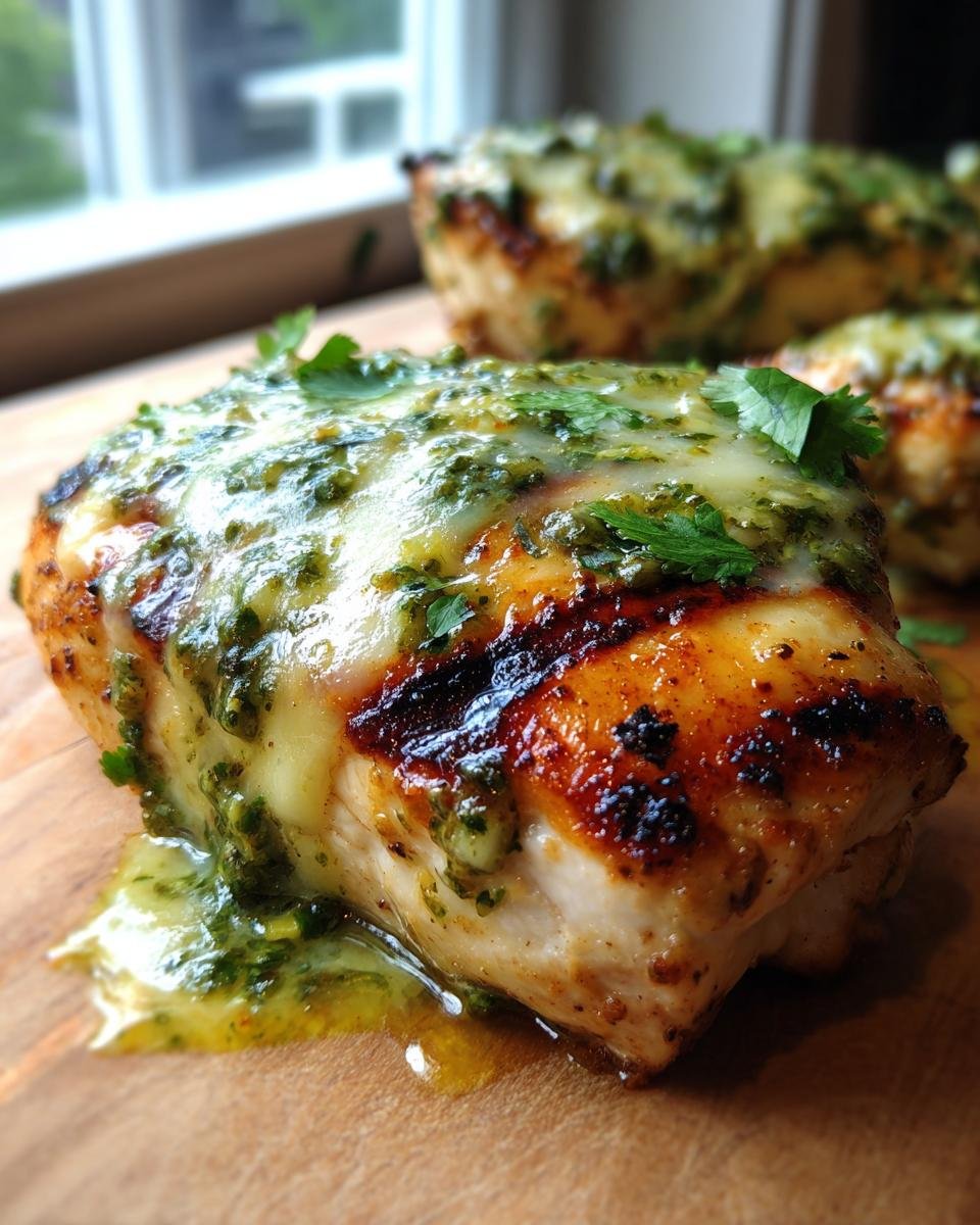 Grilled Salsa Verde Pepper Jack Chicken - detail 2
