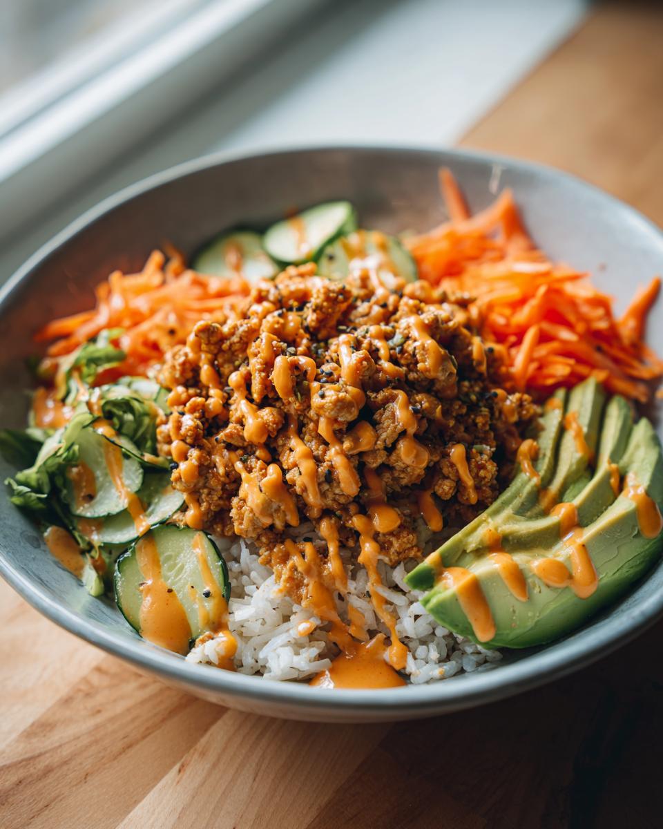 Ground Turkey Rice Bowls - detail 1