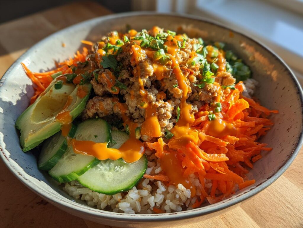 Ground Turkey Rice Bowls