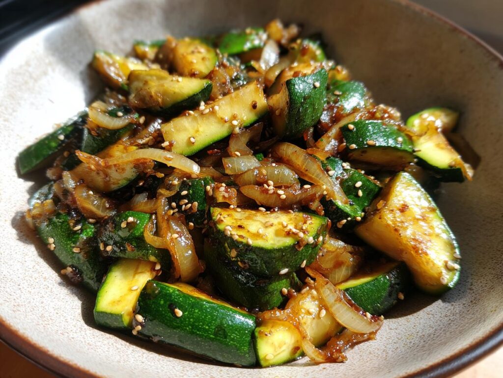 Hibachi Zucchini