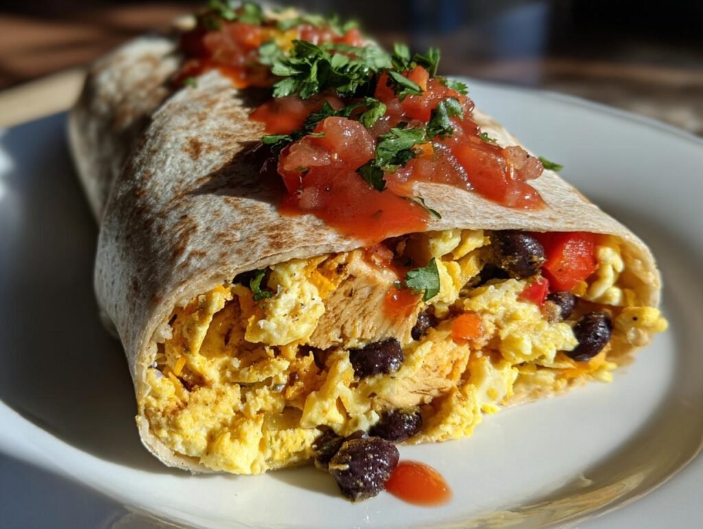 High-Protein Breakfast Burrito