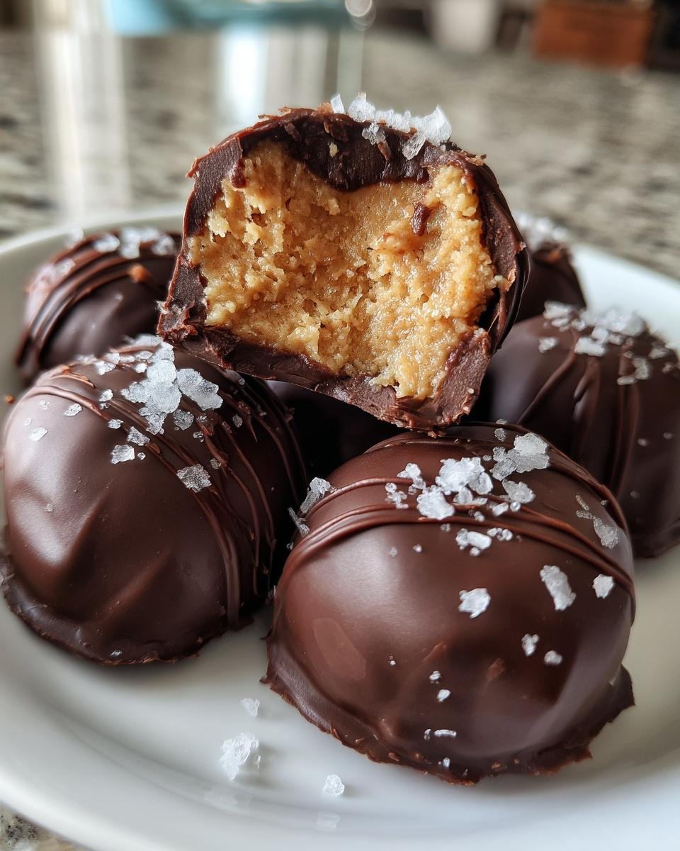 High Protein Frozen Peanut Butter Greek Yogurt Bites - detail 2