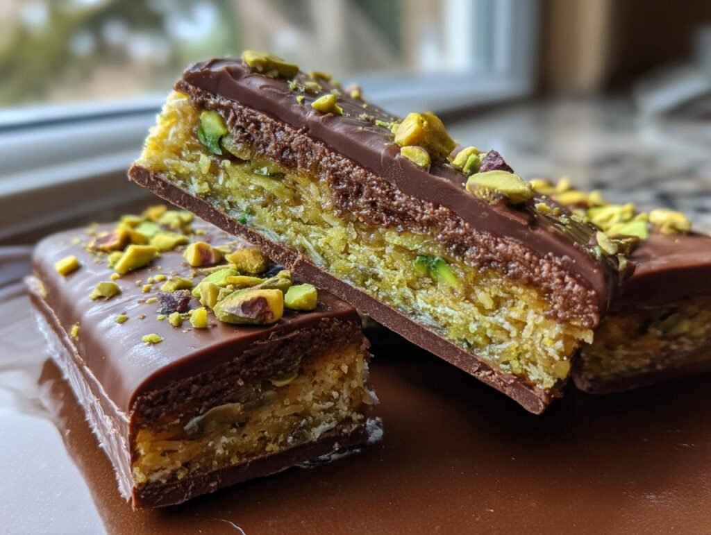 Homemade Dubai Chocolate Bars