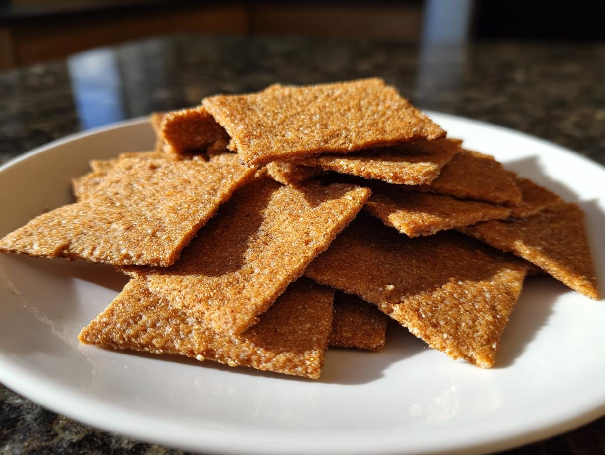 Homemade Sourdough Graham Crackers