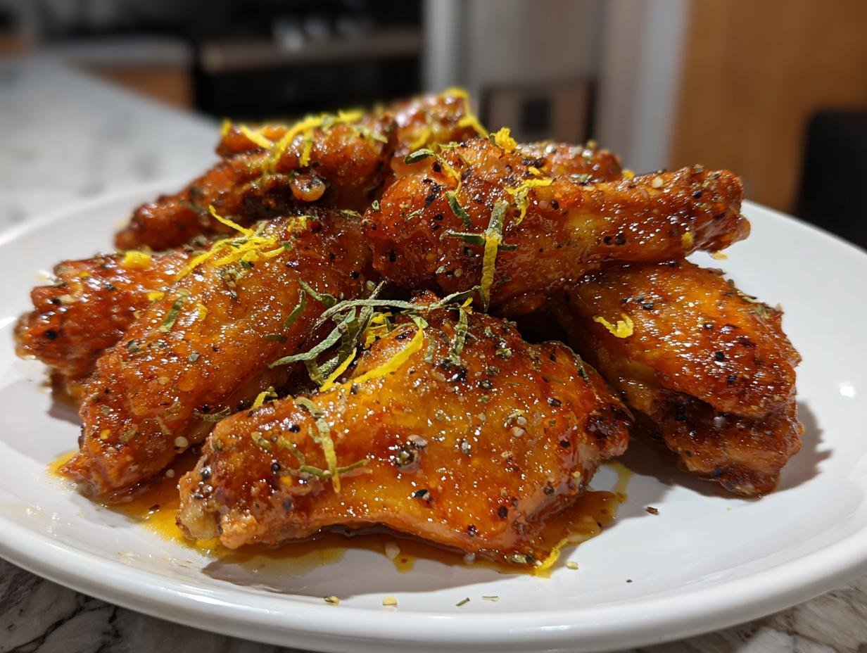 Honey Lemon Pepper Wings