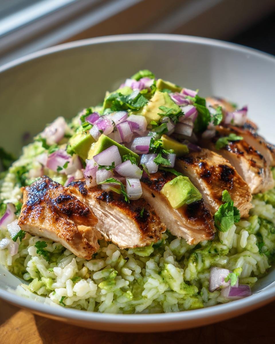 Honey Lime Chicken & Avocado Rice Stack - detail 1