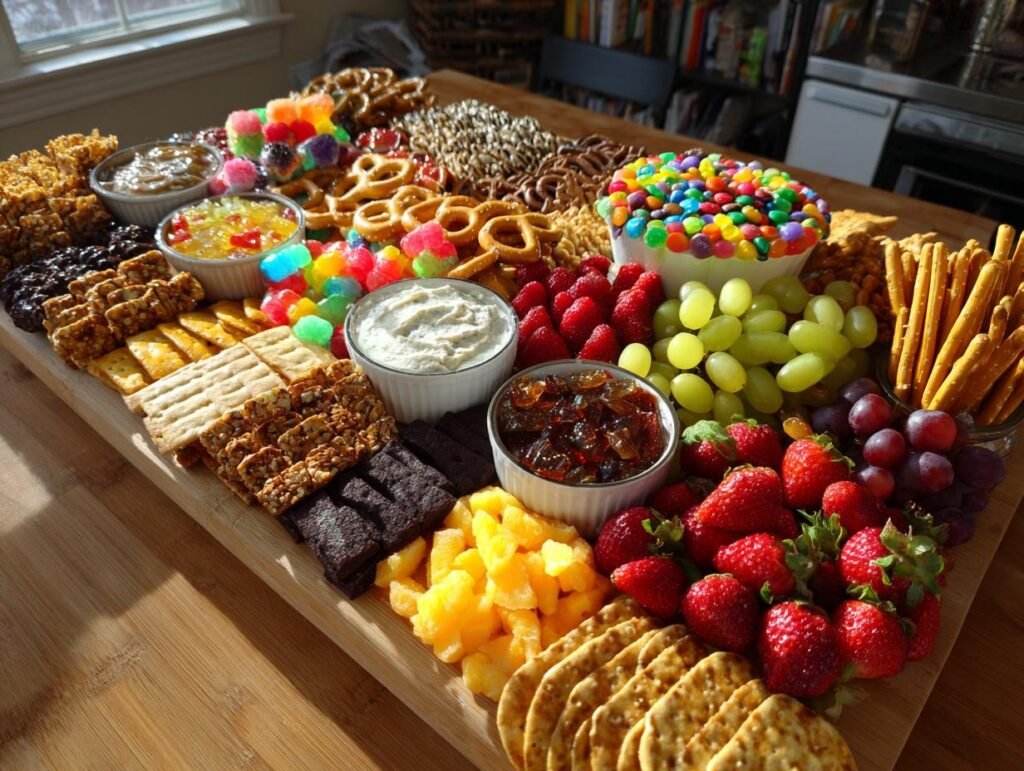 How to Make a Sweet and Salty Snack Board