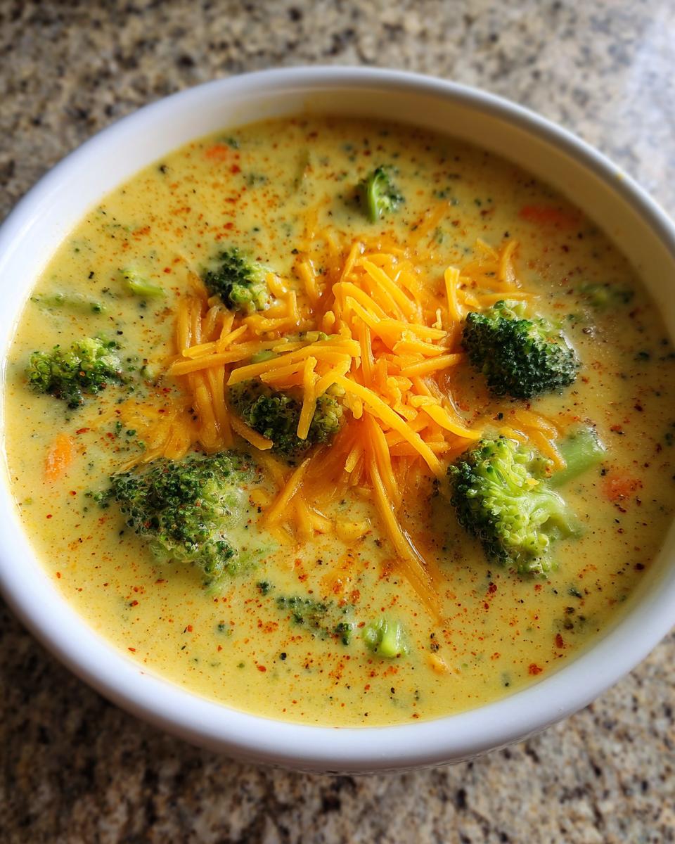 Instant Pot Broccoli Cheddar Soup - detail 1