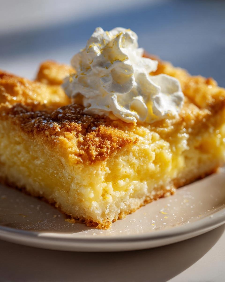 Lemon Cream Cheese Dump Cake - detail 2